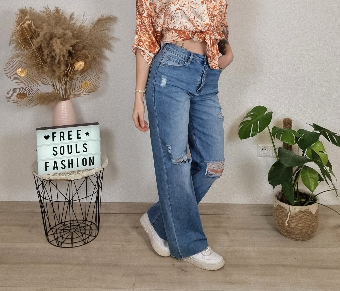 Wide leg Jeans